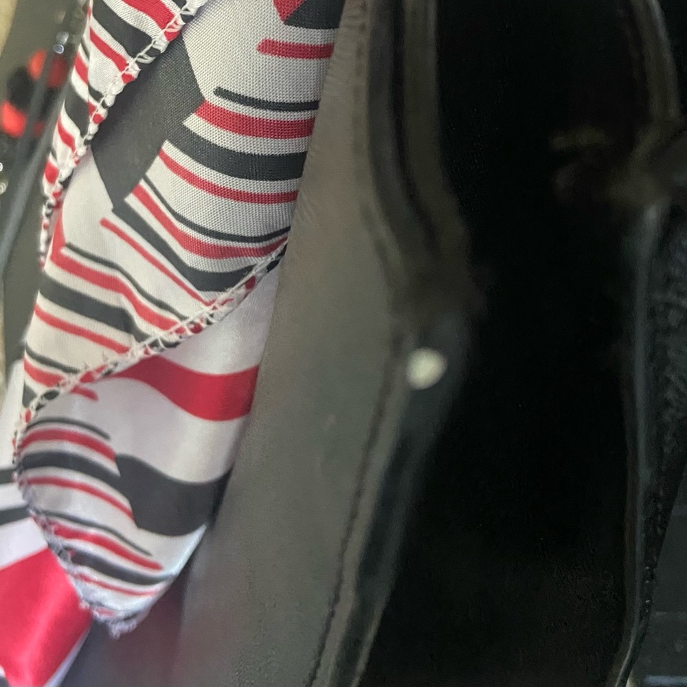 Rebecca Minkoff Leather Tote Bag with Scarf and Keychain Charm Set - Picture 5 of 8